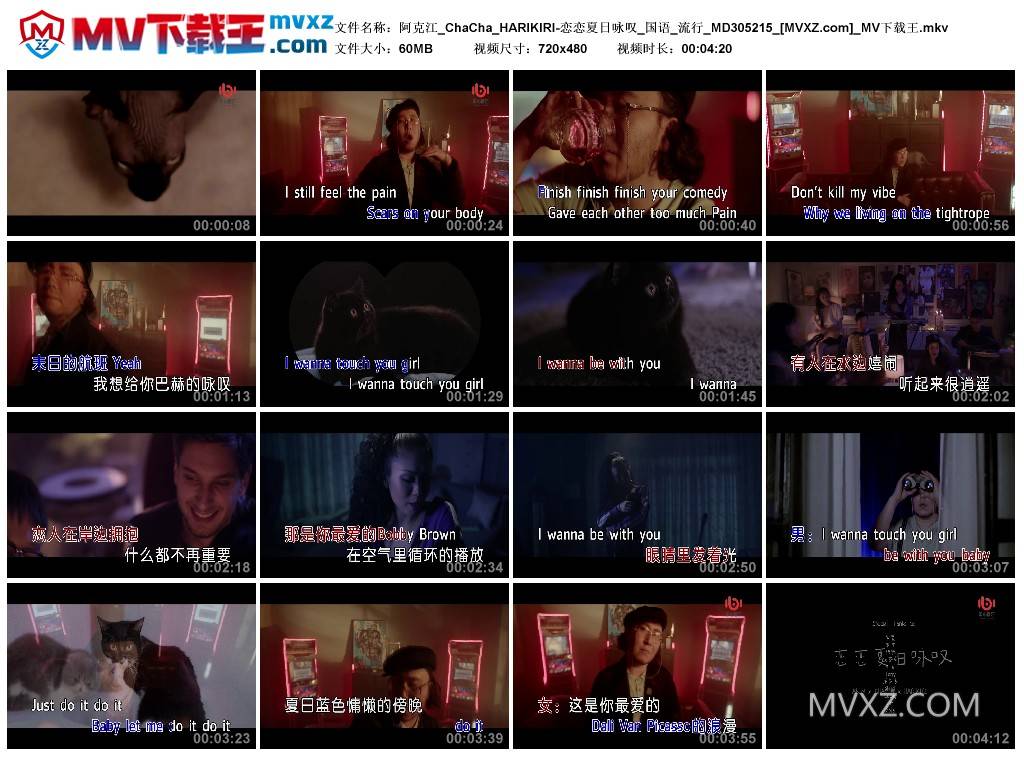 阿克江_ChaCha_HARIKIRI-恋恋夏日咏叹_国语_流行_MD305215